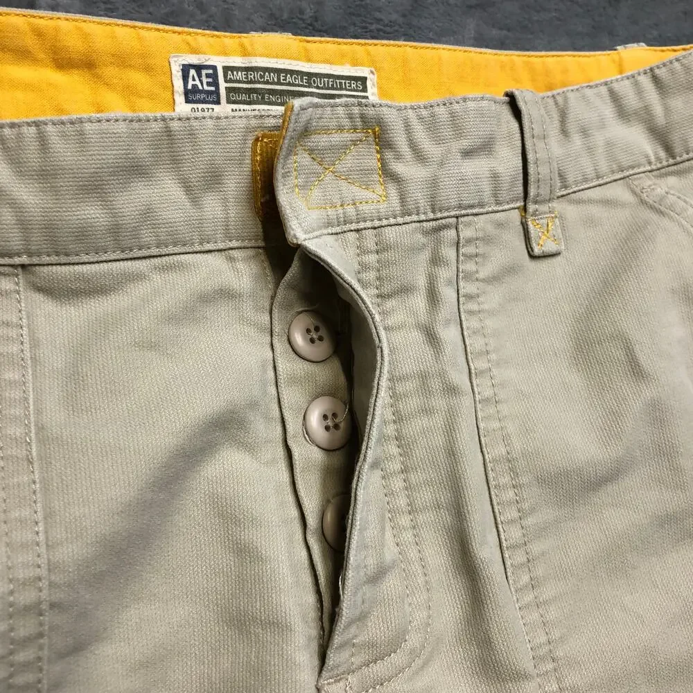 Vintage‎ American Eagle Cargo Pants Women's Size 4 Beige